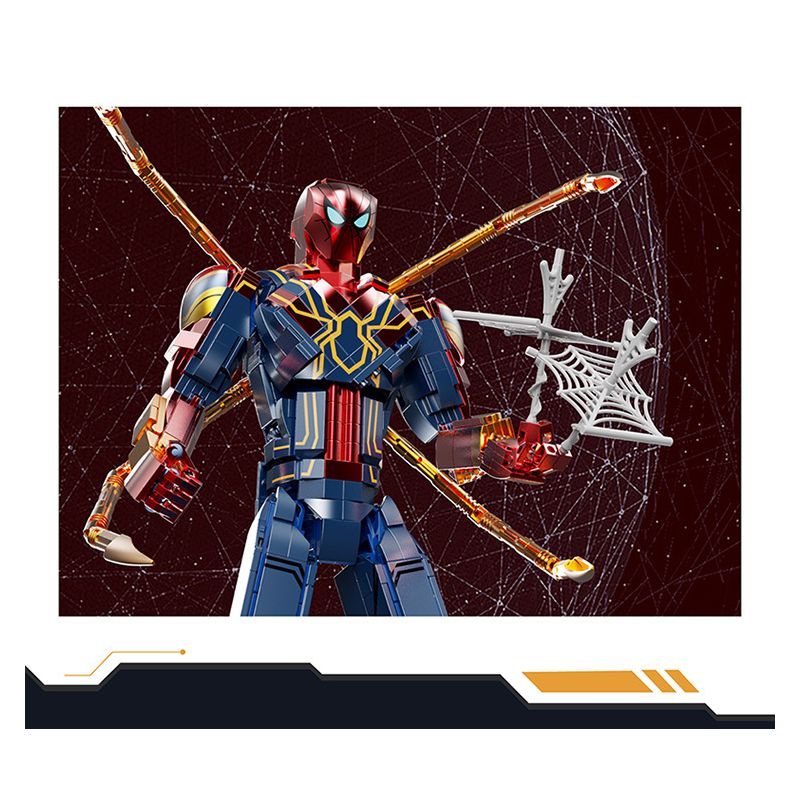 THULE 6015 non  MÁY NGƯỜI NHỆN bộ đồ chơi xếp lắp ráp ghép mô hình Spider-Man SPIDER HERO UPHOLD JUSTICE 1132 khối THULE 6015 non  MÁY NGƯỜI NHỆN bộ đồ chơi xếp lắp ráp ghép mô hình Spider-Man SPIDER HERO UPHOLD JUSTICE 1132 khối