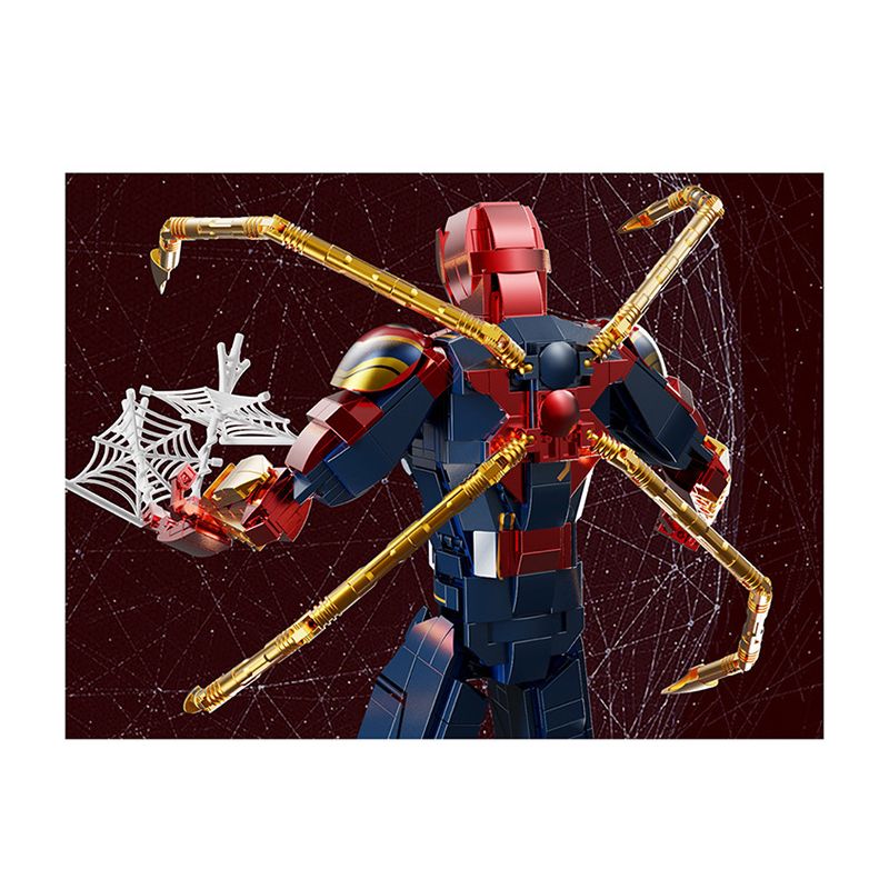 THULE 6015 non  MÁY NGƯỜI NHỆN bộ đồ chơi xếp lắp ráp ghép mô hình Spider-Man SPIDER HERO UPHOLD JUSTICE 1132 khối THULE 6015 non  MÁY NGƯỜI NHỆN bộ đồ chơi xếp lắp ráp ghép mô hình Spider-Man SPIDER HERO UPHOLD JUSTICE 1132 khối