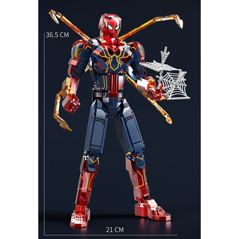 THULE 6015 non  MÁY NGƯỜI NHỆN bộ đồ chơi xếp lắp ráp ghép mô hình Spider-Man SPIDER HERO UPHOLD JUSTICE 1132 khối THULE 6015 non  MÁY NGƯỜI NHỆN bộ đồ chơi xếp lắp ráp ghép mô hình Spider-Man SPIDER HERO UPHOLD JUSTICE 1132 khối