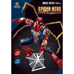 THULE 6015 non  MÁY NGƯỜI NHỆN bộ đồ chơi xếp lắp ráp ghép mô hình Spider-Man SPIDER HERO UPHOLD JUSTICE 1132 khối THULE 6015 non  MÁY NGƯỜI NHỆN bộ đồ chơi xếp lắp ráp ghép mô hình Spider-Man SPIDER HERO UPHOLD JUSTICE 1132 khối