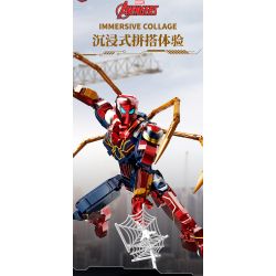 THULE 6015 non  MÁY NGƯỜI NHỆN bộ đồ chơi xếp lắp ráp ghép mô hình Spider-Man SPIDER HERO UPHOLD JUSTICE 1132 khối THULE 6015 non  MÁY NGƯỜI NHỆN bộ đồ chơi xếp lắp ráp ghép mô hình Spider-Man SPIDER HERO UPHOLD JUSTICE 1132 khối