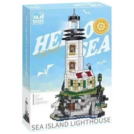 BEAUTY AND 13045 non  NGỌN HẢI ĐĂNG ĐẢO bộ đồ chơi xếp lắp ráp ghép mô hình Creator Expert ISLAND LIGHTHOUSE Chuyên Gia Sáng Tạo 1092 khối