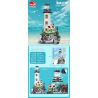 BEAUTY AND 13045 non  NGỌN HẢI ĐĂNG ĐẢO bộ đồ chơi xếp lắp ráp ghép mô hình Creator Expert ISLAND LIGHTHOUSE Chuyên Gia Sáng Tạo 1092 khối