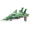 JIESTAR 61108 non  SỨ MỆNH VINH QUANG F-14 bộ đồ chơi xếp lắp ráp ghép mô hình Military Army MISSION GLORY F-14 Quân Sự Bộ Đội 201 khối