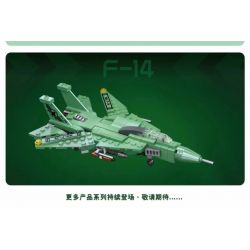 JIESTAR 61108 non  SỨ MỆNH VINH QUANG F-14 bộ đồ chơi xếp lắp ráp ghép mô hình Military Army MISSION GLORY F-14 Quân Sự Bộ Đội 201 khối