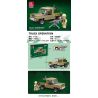 JIESTAR 61106 non  NHIỆM VỤ VINH QUANG XE CHIẾN ĐẤU BÁN TẢI bộ đồ chơi xếp lắp ráp ghép mô hình Military Army MISSION GLORY TRUCK OPERATION Quân Sự Bộ Đội 138 khối