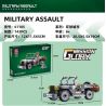 JIESTAR 61105 non  NHIỆM VỤ VINH QUANG XE QUÂN SỰ QUÁN TÍNH bộ đồ chơi xếp lắp ráp ghép mô hình Military Army MISSION GLORY MILITARY ASSAULT Quân Sự Bộ Đội 143 khối