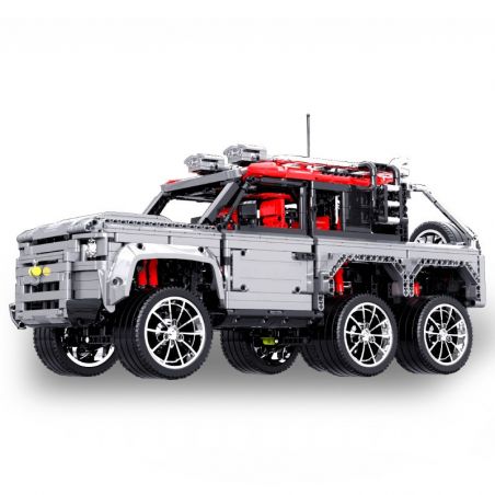 QIZHILE 23021 non  HẬU VỆ LAND ROVER 6X6 bộ đồ chơi xếp lắp ráp ghép mô hình  LAND ROVER DEFENDER Kỹ Thuật Công Nghệ Cao Mô Hình Phương Tiện 3288 khối