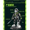 FUNIFY W9006 9006 non  CHIẾN BINH CHỨC NĂNG ZENN TRẮNG bộ đồ chơi xếp lắp ráp ghép mô hình VECTOR WARRIOR