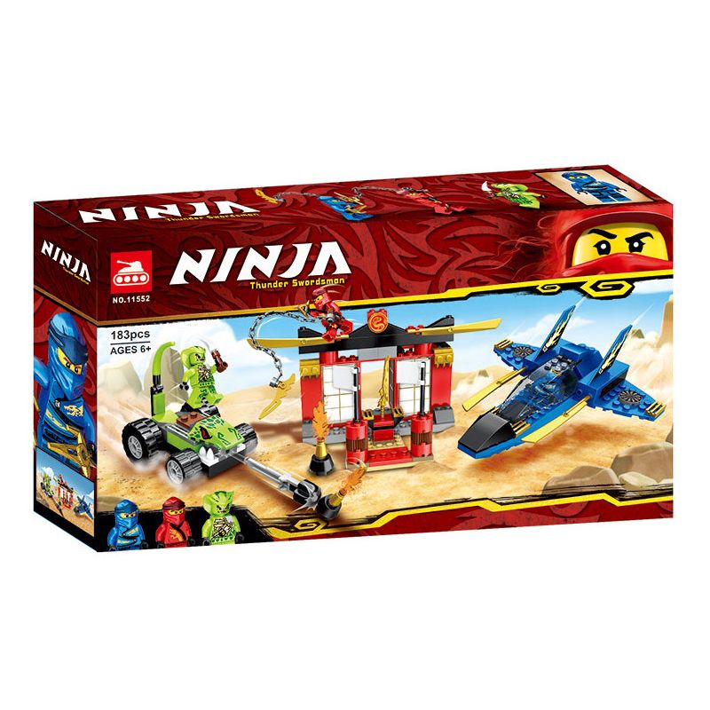 NOT Lego STORM FIGHTER BATTLE 71703 TANK 11552 xếp lắp ráp ghép mô hình CƠN BÃO NHỎ TRẬN CHIẾN MÁY BAY ĐẤU The Lego Ninjago Movie Ninja Lốc Xoáy 165 khối