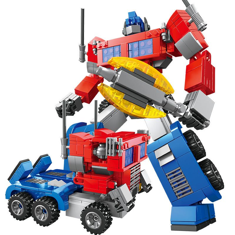 QIAO LE TONG TS30106-2 30106-2 non Lego THẦN CHIẾN TRANH QINGTIAN bộ đồ chơi xếp lắp ráp ghép mô hình Transformers TRANSMUTATION Robot Đại Chiến Người Máy Biến Hình 375 khối