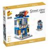 PanlosBrick 657035 Panlos Brick 657035 non  RẠP CHIẾU PHIM bộ đồ chơi xếp lắp ráp ghép mô hình Mini Modular STREEVIEW Đường Phố Thu Nhỏ 259 khối