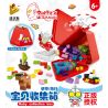 PanlosBrick 699007 699007C Panlos Brick 699007 699007C non  BÀN HỌC ĐA NĂNG bộ đồ chơi xếp lắp ráp ghép mô hình Miscellaneous BABY COLLECTION BOX Lung Tung 100 khối
