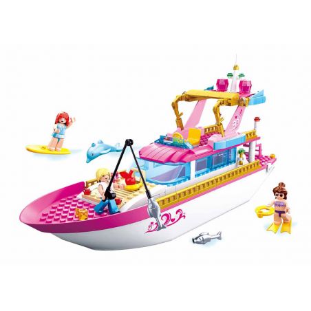 SLUBAN M38-B0722 B0722 0722 M38B0722 38-B0722 non  DU THUYỀN KỲ NGHỈ bộ đồ chơi xếp lắp ráp ghép mô hình  Các Bạn Gái 212 khối