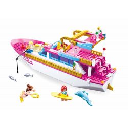 SLUBAN M38-B0722 B0722 0722 M38B0722 38-B0722 non  DU THUYỀN KỲ NGHỈ bộ đồ chơi xếp lắp ráp ghép mô hình  Các Bạn Gái 212 khối