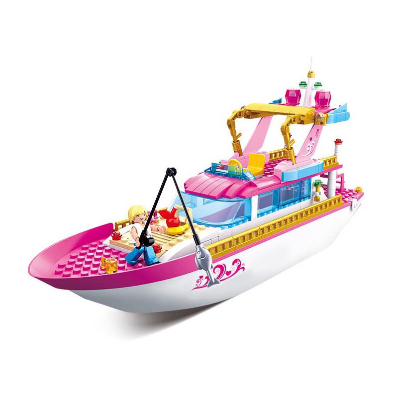 SLUBAN M38-B0722 B0722 0722 M38B0722 38-B0722 non  DU THUYỀN KỲ NGHỈ bộ đồ chơi xếp lắp ráp ghép mô hình  Các Bạn Gái 212 khối