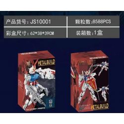 JSTOYS JS10001 10001 non  NGƯỜI ĐỨNG ĐẦU CHIẾN BINH MECHA bộ đồ chơi xếp lắp ráp ghép mô hình Creator METALBUILD Sáng Tạo 8588 khối