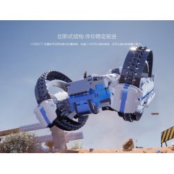 XIAOMI MITU MI ONEBOT OBFV05AIQI 05AIQI non  GIÁP CHỐNG GIÀY ROBOT ONEBOT bộ đồ chơi xếp lắp ráp ghép mô hình  CIRCLE TRACKER Kỹ Thuật Công Nghệ Cao Mô Hình Phương Tiện 800 khối