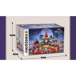 KEEPPLEY K20114 20114 non  CẢNH ĐI DẠO TRONG ĐÊM Ở HYAKKI bộ đồ chơi xếp lắp ráp ghép mô hình Fairy Swordplay Tiên Kiếm Hiệp