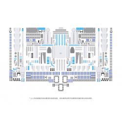 XIAOMI MITU MI ONEBOT AIQIEDU#01 non  BỘ ROBOT GIÁO DỤC MÀU XANH ONEBOT bộ đồ chơi xếp lắp ráp ghép mô hình  Kỹ Thuật Công Nghệ Cao Mô Hình Phương Tiện 980 khối