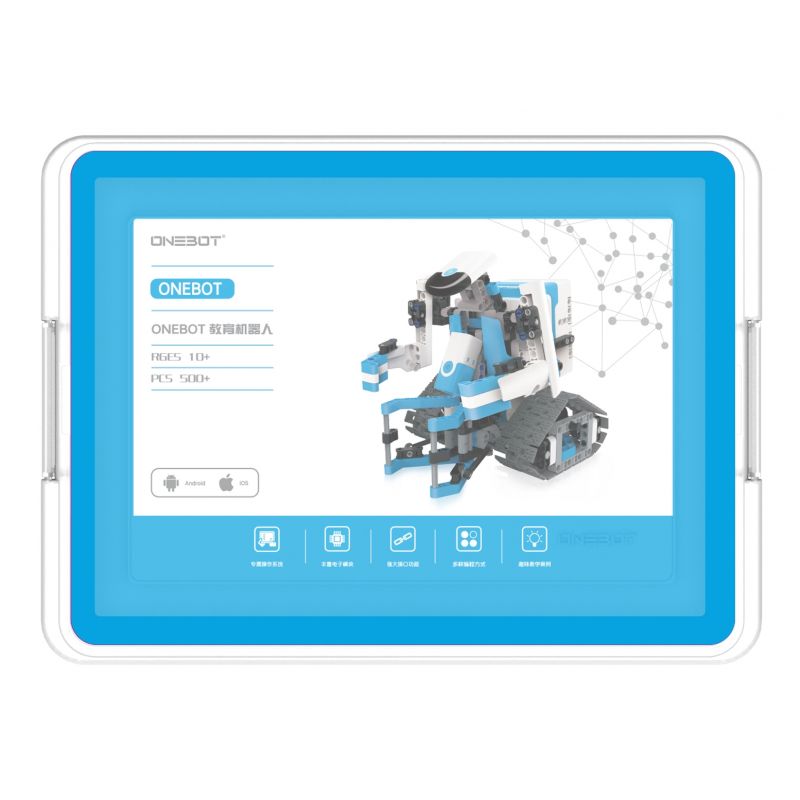 XIAOMI MITU MI ONEBOT AIQIEDU#01 non  BỘ ROBOT GIÁO DỤC MÀU XANH ONEBOT bộ đồ chơi xếp lắp ráp ghép mô hình  Kỹ Thuật Công Nghệ Cao Mô Hình Phương Tiện 980 khối