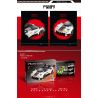 RAEL ENTERTAINMENT 50010 non  PAGANI ZONDA MÀU TRẮNG 50010 bộ đồ chơi xếp lắp ráp ghép mô hình Speed Champions Racing Cars Đua Xe Công Thức 266 khối