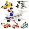 WANGE 6506 6501 6502 6503 6504 6505 non  GACHA TRONG GIAO THÔNG VẬN TẢI (6 1) bộ đồ chơi xếp lắp ráp ghép mô hình City CAPSULE MINI TRASPORTATION BUILDING BLOCK 6IN1 Thành Phố