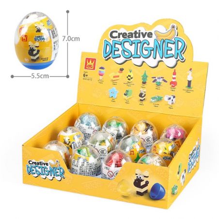 WANGE 6101 6102 6103 6104 6105 6106 6107 6108 6109 6110 6111 6112 non  GACHA NHỎ ĐA DẠNG SÁNG TẠO (12 TRONG 1) bộ đồ chơi xếp lắp ráp ghép mô hình Creator CREATIVE DESIGNER 12IN1