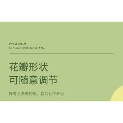 ZUANMA 103B non  HOA TRỒNG TRONG CHẬU 8 KIỂU QUÀ TẶNG BẠN MÙA XUÂN bộ đồ chơi xếp lắp ráp ghép mô hình Flowers