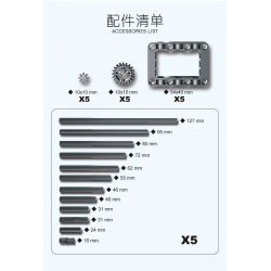 WANGE LIGAO DR.LUCK 1501 non  BỘ PIN STEAM + 3 LOẠI ĐỘNG CƠ bộ đồ chơi xếp lắp ráp ghép mô hình  STEAM BATTERY SET+3 KINDS OF MOTORS Kỹ Thuật Công Nghệ Cao Mô Hình Phương Tiện 81 khối