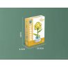 ZUANMA 103B non  HOA TRỒNG TRONG CHẬU 8 KIỂU QUÀ TẶNG BẠN MÙA XUÂN bộ đồ chơi xếp lắp ráp ghép mô hình Flowers