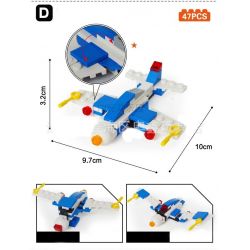GUDI 8604-8 Xếp hình kiểu  CREATOR 3 IN 1 Space Fighter 8 In 1 Phi Thuyền Từ 8 Robot Biến Hình 409 khối GUDI 8604-8 Xếp hình kiểu  CREATOR 3 IN 1 Space Fighter 8 In 1 Phi Thuyền Từ 8 Robot Biến Hình 409 khối