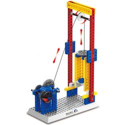 WANGE 1304 non  MÁY XÂY DỰNG-THANG 3 TRONG 1 bộ đồ chơi xếp lắp ráp ghép mô hình  MECHANICAL ENGINEERING - LIFT 3IN1 Kỹ Thuật Công Nghệ Cao Mô Hình Phương Tiện 68 khối