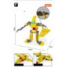 GUDI 8604-8 Xếp hình kiểu  CREATOR 3 IN 1 Space Fighter 8 In 1 Phi Thuyền Từ 8 Robot Biến Hình 409 khối