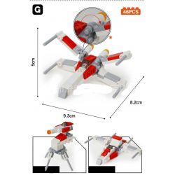 GUDI 8604-8 Xếp hình kiểu  CREATOR 3 IN 1 Space Fighter 8 In 1 Phi Thuyền Từ 8 Robot Biến Hình 409 khối GUDI 8604-8 Xếp hình kiểu  CREATOR 3 IN 1 Space Fighter 8 In 1 Phi Thuyền Từ 8 Robot Biến Hình 409 khối