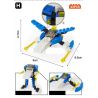 GUDI 8604-8 Xếp hình kiểu  CREATOR 3 IN 1 Space Fighter 8 In 1 Phi Thuyền Từ 8 Robot Biến Hình 409 khối