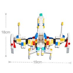 GUDI 8604-8 Xếp hình kiểu  CREATOR 3 IN 1 Space Fighter 8 In 1 Phi Thuyền Từ 8 Robot Biến Hình 409 khối GUDI 8604-8 Xếp hình kiểu  CREATOR 3 IN 1 Space Fighter 8 In 1 Phi Thuyền Từ 8 Robot Biến Hình 409 khối