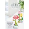 ZUANMA 103A non  CHẬU HOA HÃY DÀNH CHÚT THỜI GIAN ĐỂ TẠO RA 8 KIỂU MÙA XUÂN bộ đồ chơi xếp lắp ráp ghép mô hình Flowers