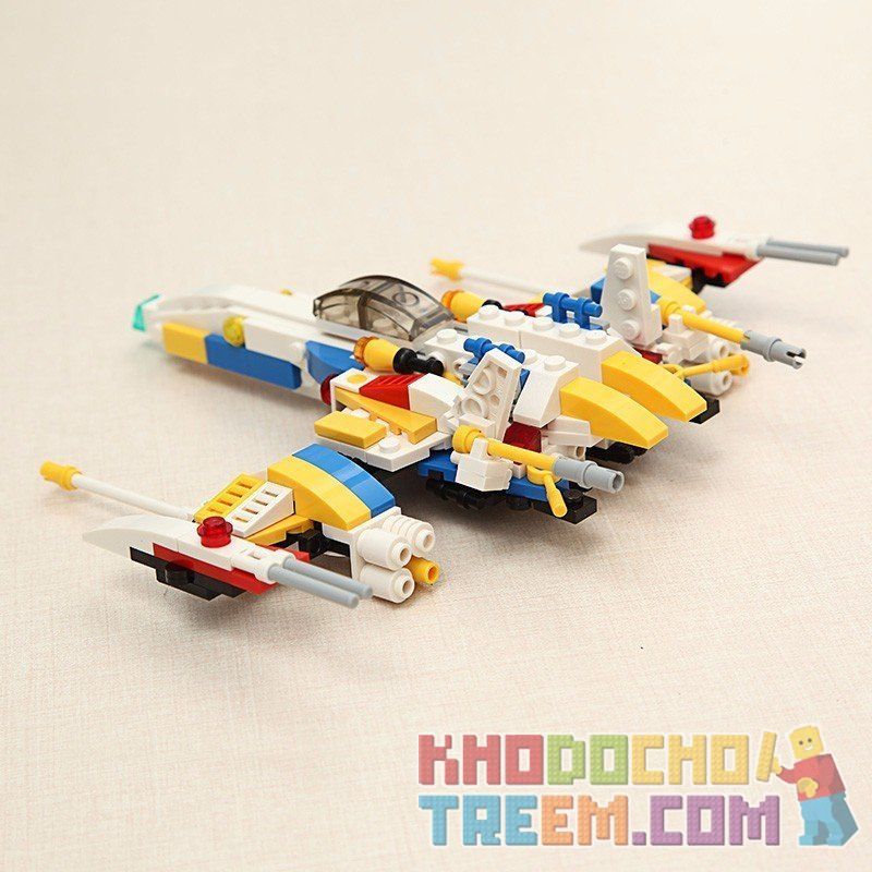 GUDI 8604-8 Xếp hình kiểu  CREATOR 3 IN 1 Space Fighter 8 In 1 Phi Thuyền Từ 8 Robot Biến Hình 409 khối GUDI 8604-8 Xếp hình kiểu  CREATOR 3 IN 1 Space Fighter 8 In 1 Phi Thuyền Từ 8 Robot Biến Hình 409 khối