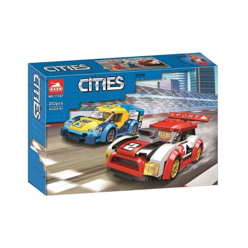 NOT Lego RACING CARS 60256 TANK 11527 xếp lắp ráp ghép mô hình CUỘC ĐUA THÀNH PHỐ XE City 190 khối