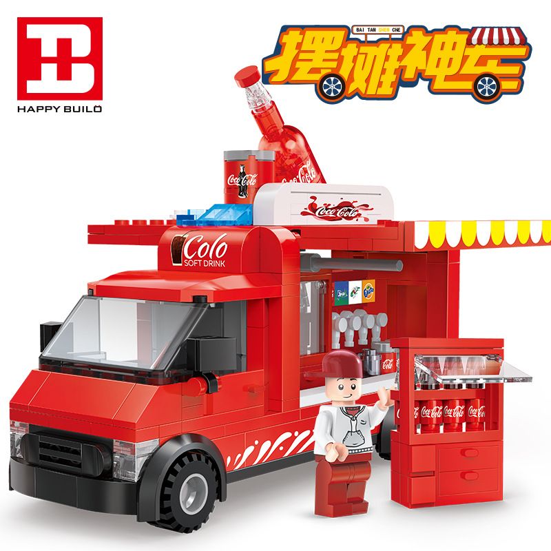 HAPPY BUILD SHINEYU XINYU YC-QC009-1 QC009-1 009-1 YCQC009-1 YC-QC009-2 QC009-2 009-2 YCQC009-2 YC-QC009-3 QC009-3 009-3 YCQC009-3 YC-QC009-4 QC009-4 009-4 YCQC009-4 non  4 XE NƯỚNG DI ĐỘNG COKE ĐẦU MÁY ĐƯỜNG PHỐ CHẠY BỘ bộ đồ chơi xếp lắp ráp ghép mô hình City Thành Phố 1166 khối