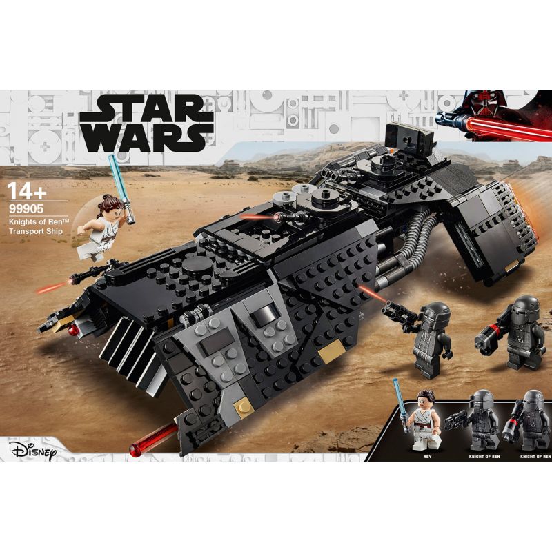 NOT Lego KNIGHTS OF REN TRANSPORT SHIP 75284 99905 xếp lắp ráp ghép mô hình TÀU VẬN TẢI LUN SAMURAI HIỆP SĨ REN Star Wars Chiến Tranh Giữa Các Vì Sao 595 khối