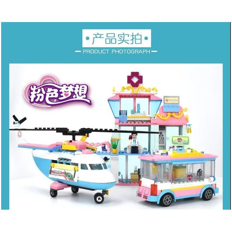 SLUBAN M38-B0797 B0797 0797 M38B0797 38-B0797 non  XE KHÁM SỨC KHỎE bộ đồ chơi xếp lắp ráp ghép mô hình Girl's Dream Giấc Mơ Con Gái