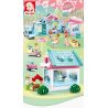 SLUBAN M38-B0822 B0822 0822 M38B0822 38-B0822 non  KHU VƯỜN NHỎ bộ đồ chơi xếp lắp ráp ghép mô hình Happy Wedding Season Mùa Cưới Hạnh Phúc 410 khối