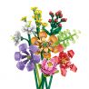 ZUANMA 087A non  BÓ 8 CỐC 1 bộ đồ chơi xếp lắp ráp ghép mô hình Flowers Hoa 679 khối