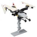 GUDI 8606A Xếp hình kiểu Lego STAR WARS Floating Explorer Phi Thuyền Chiến đấu Không Người Lái Màu đen 71 khối