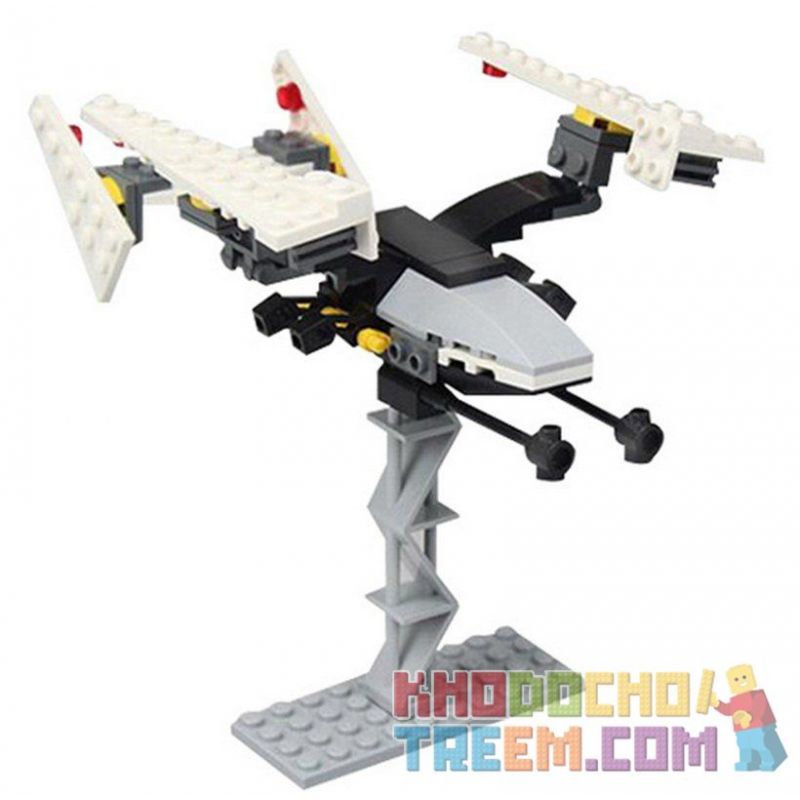 Gudi 8606A Xếp hình kiểu LEGO Star wars Floating Explorer Phi Thuyền Chiến đấu Không Người Lái Màu đen 71 khối Gudi 8606A Xếp hình kiểu LEGO Star wars Floating Explorer Phi Thuyền Chiến đấu Không Người Lái Màu đen 71 khối