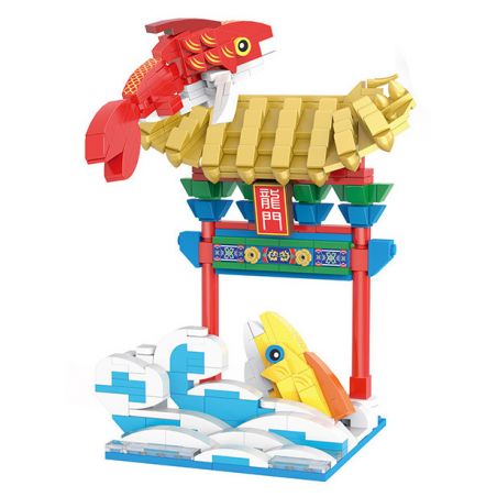 COGO 12403 non  MỰC ỐNG bộ đồ chơi xếp lắp ráp ghép mô hình 377 khối