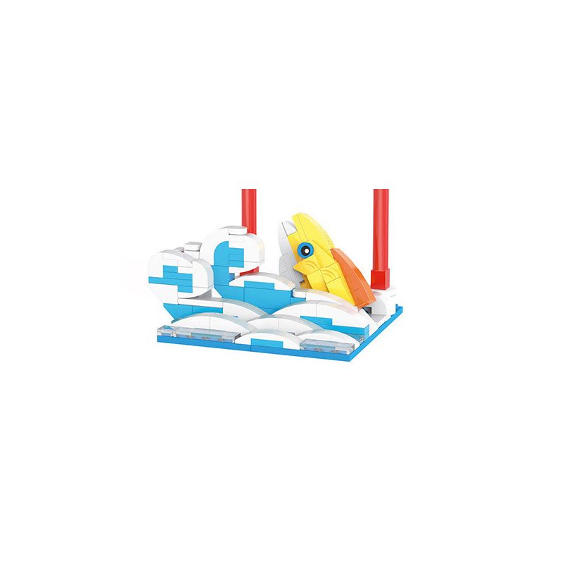 COGO 12403 non  MỰC ỐNG bộ đồ chơi xếp lắp ráp ghép mô hình 377 khối