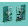 ZUANMA 101-1 non  CHẬU HOA LAN CÁNH SEN bộ đồ chơi xếp lắp ráp ghép mô hình Flowers 728 khối